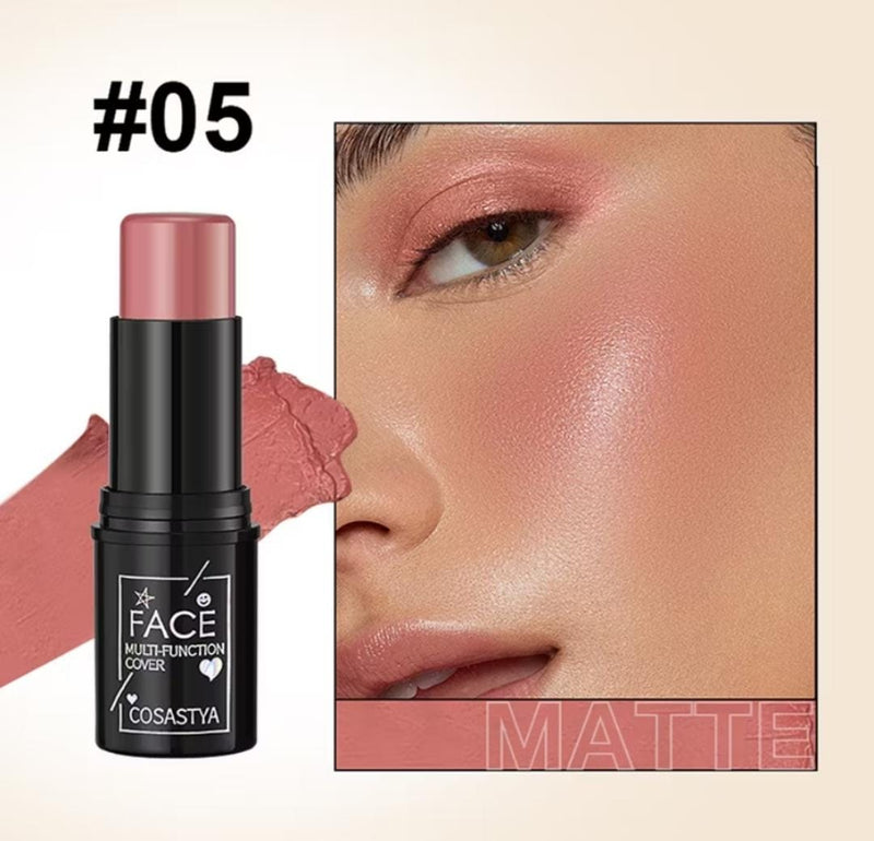 Maquiagem multi-Funcional Funções À Prova D'água Com Três Em Um Rosto natural : Blush