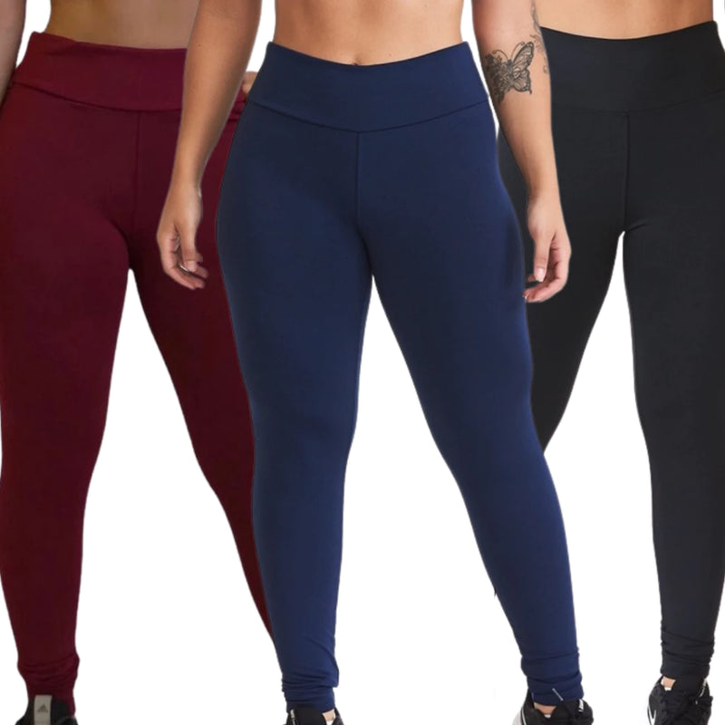 Calca Leg Peluciada Feminina Flanelada Termica Inverno