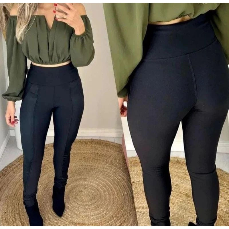 CALÇA MONTARIA SUPLEX C/ CIRRÊ TENDÊNCIA INVERNO