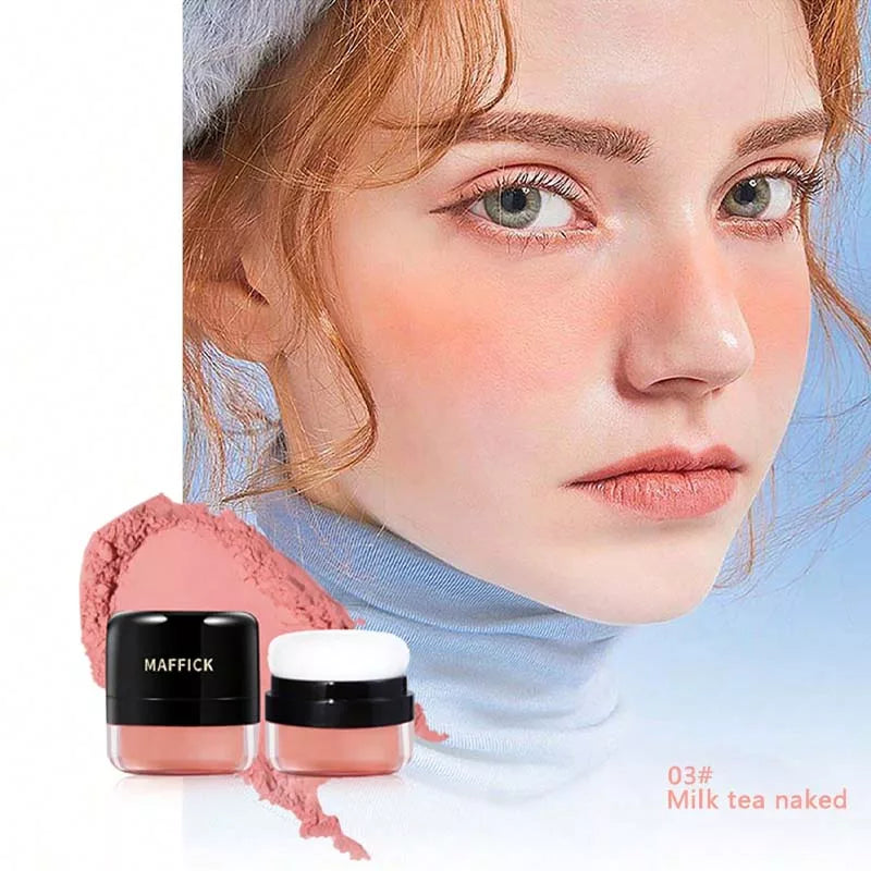 Vitality Blush Blush Pó em Pó Amigo da Pele Almofada de Cor Macia Blush Contorno Até o Tom da Pele Blush