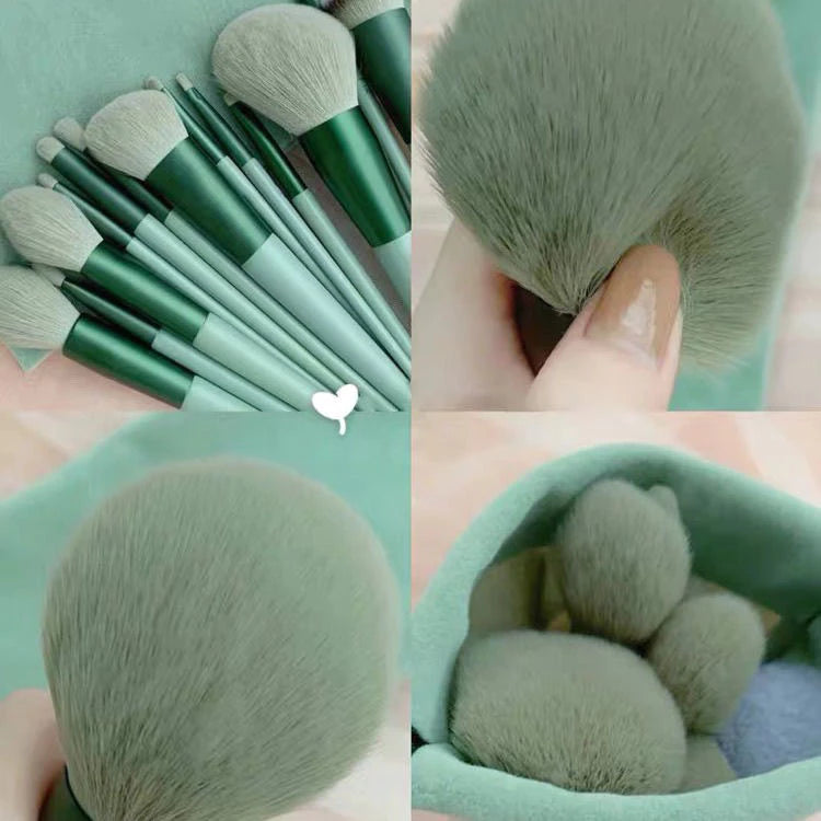 Conjunto De Pincéis De Maquiagem De 13 Unidades , Um Completo De Tinta super Macia Para Os Olhos , Acessível , Portátil