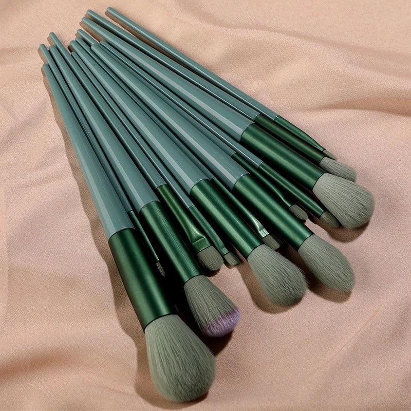 Conjunto De Pincéis De Maquiagem De 13 Unidades , Um Completo De Tinta super Macia Para Os Olhos , Acessível , Portátil
