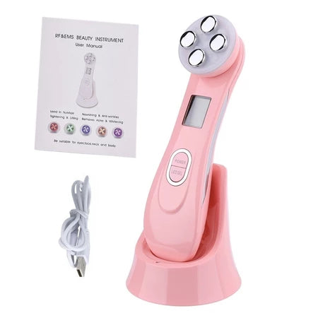 Aparelho Tratamento Fototerapia Facial Led -  5 em 1
