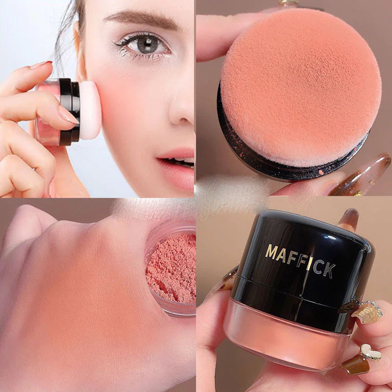 Vitality Blush Blush Pó em Pó Amigo da Pele Almofada de Cor Macia Blush Contorno Até o Tom da Pele Blush