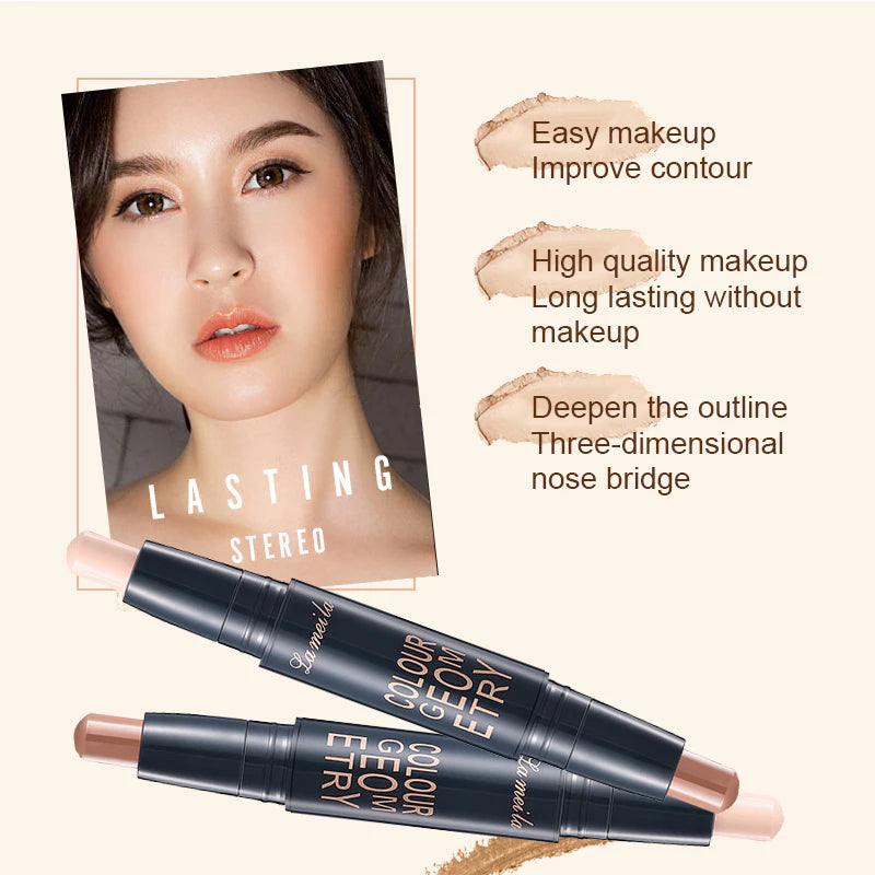 Conjunto de cinco peças de maquiagem LAMEILA BB Cream+Contouring Stick+Mascara+ Lápis para sobrancelhas +Eyeliner